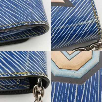 Louis Vuittonportefeuille Twist Chain Wallet Blue X Multicolor Epi M61490 Sp3105
