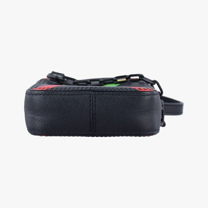 Louis Vuitton Danube Messenger Black X Multicolor Taiga M30332 Ca1199