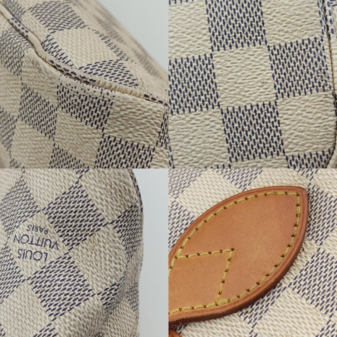 Louis VuittonNeverfull MM Azure Damier Canvas N51107