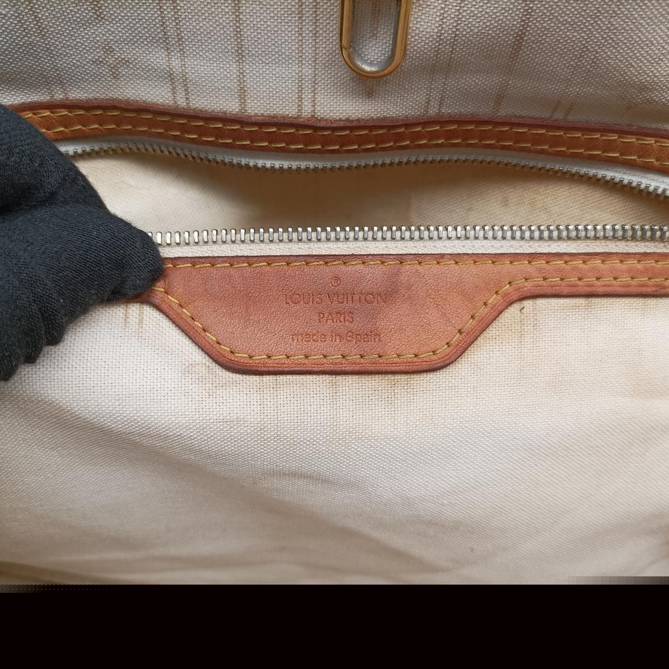 Louis VuittonNeverfull MM Azure Damier Canvas N51107