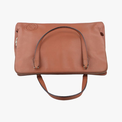 Gucci Soho GG Logo Brown Leather 338970 I016401594