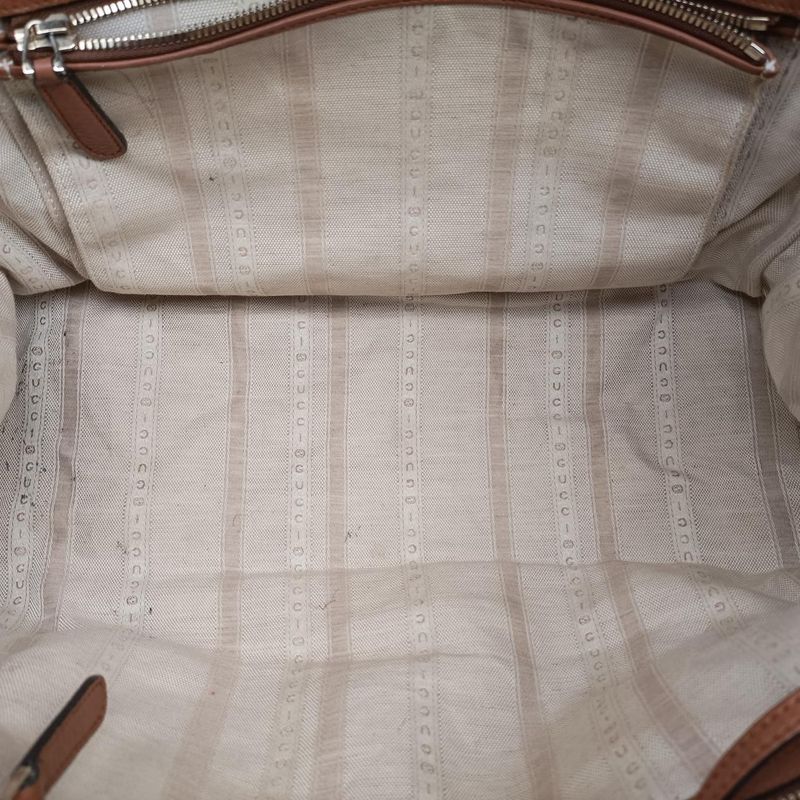 Gucci Soho GG Logo Brown Leather 338970 I016401594