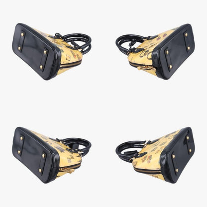 Louis Vuitton Stickers Alma BB Ivory X Black X Multicolor Vernis M50419 Sn1135