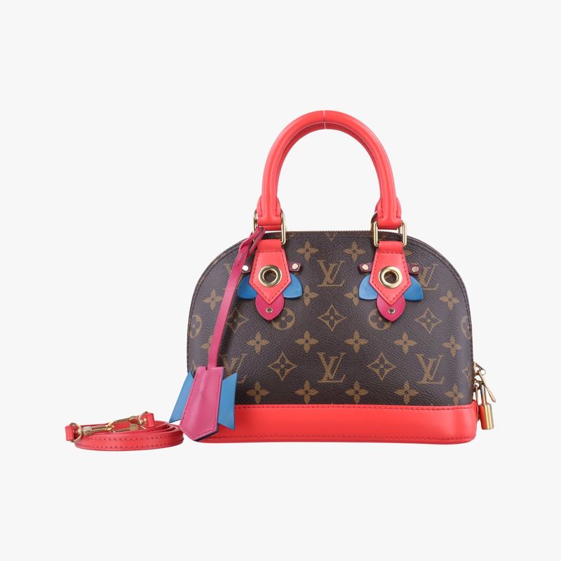 Louis Vuittonalma BB Monogram Brown X Flamingo Monogram Totem X Calf Leather