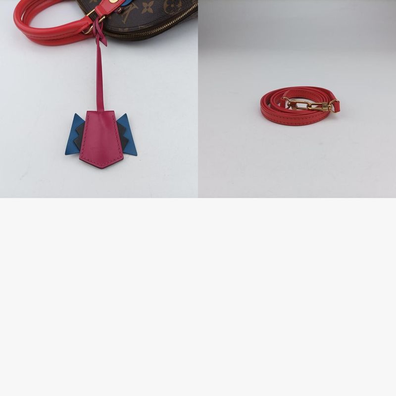 Louis Vuittonalma BB Monogram Brown X Flamingo Monogram Totem X Calf Leather