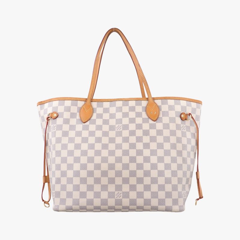 Louis Vuittonneverfull MM Azure Damier Canvas N51107 Sd1113