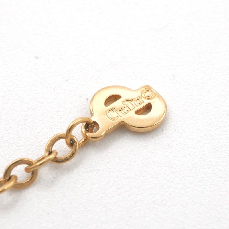 Christian Dior Necklace Pendant Choker Logo CD Vintage