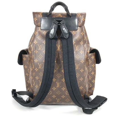 Louis Vuitton Backpack Sac Christopher PM Canvas Brown