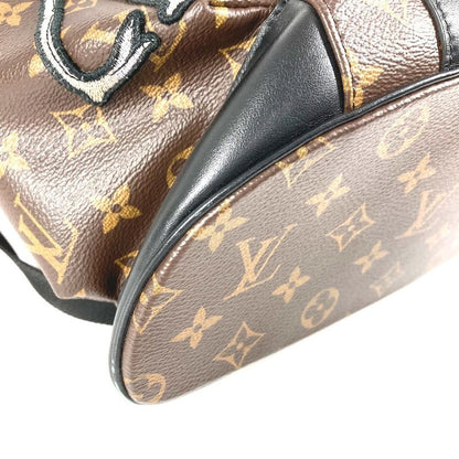 Louis Vuitton Backpack Sac Christopher PM Canvas Brown