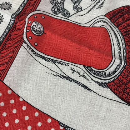 Hermes Scarf Carre Geant 140 Cashmere Red