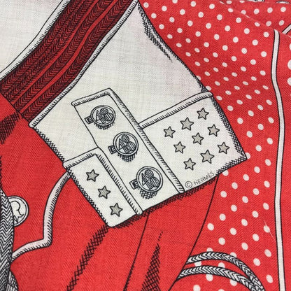 Hermes Scarf Carre Geant 140 Cashmere Red
