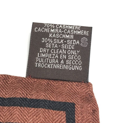 Hermes Scarf Carre Geant 140 Cashmere Brown