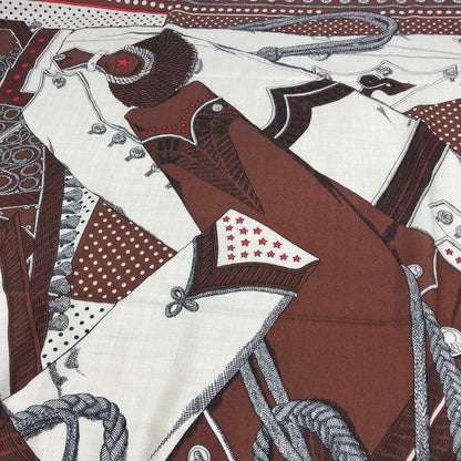 Hermes Scarf Carre Geant 140 Cashmere Brown
