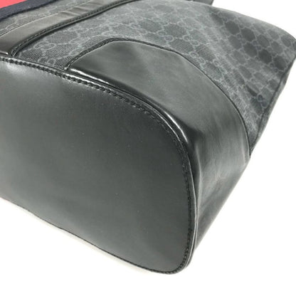 Gucci Shoulder Bag GG Supreme Sherry Line 495560 GG Supreme Canvas Black