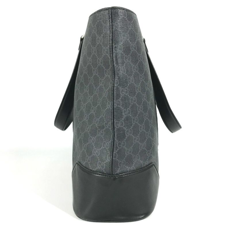 Gucci Shoulder Bag GG Supreme Sherry Line 495560 GG Supreme Canvas Black