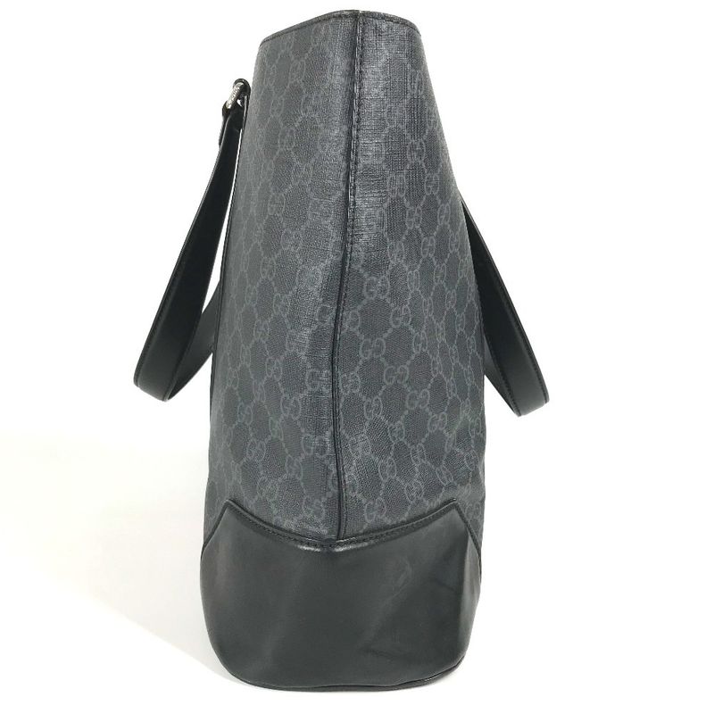 Gucci Shoulder Bag GG Supreme Sherry Line 495560 GG Supreme Canvas Black