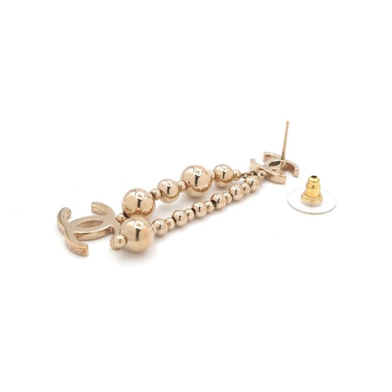 Chanel Earrings Earring Gold Coco Mark Ball