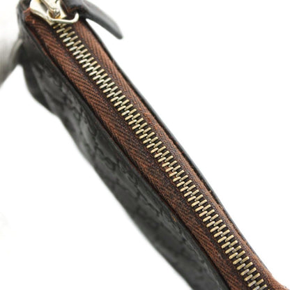 GUCCI Guccissima Coin Case Leather Black /AN14 • OH