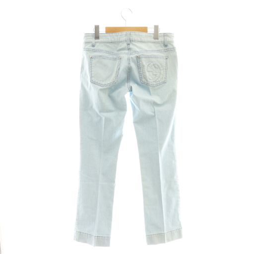 Gucci GG Stitch Denim Pants Jeans 40 Light Blue Df • OS