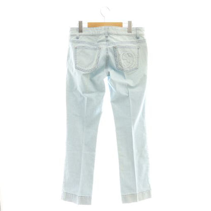 Gucci GG Stitch Denim Pants Jeans 40 Light Blue Df • OS