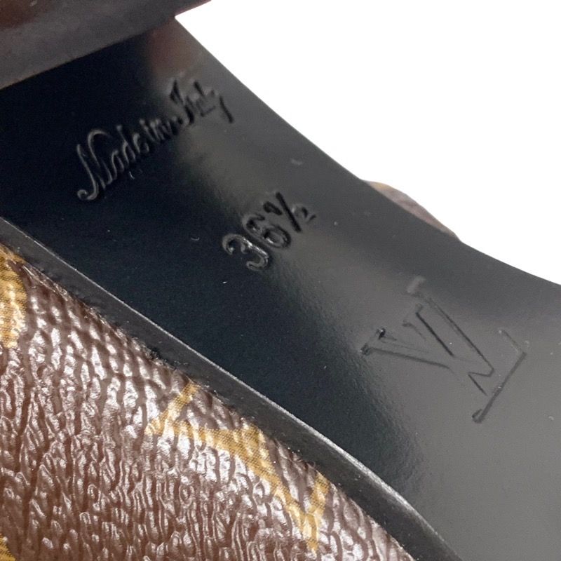 Louis Vuitton Star Trail Line Monogram Short Boots Ankle Boots Lace Up Leather