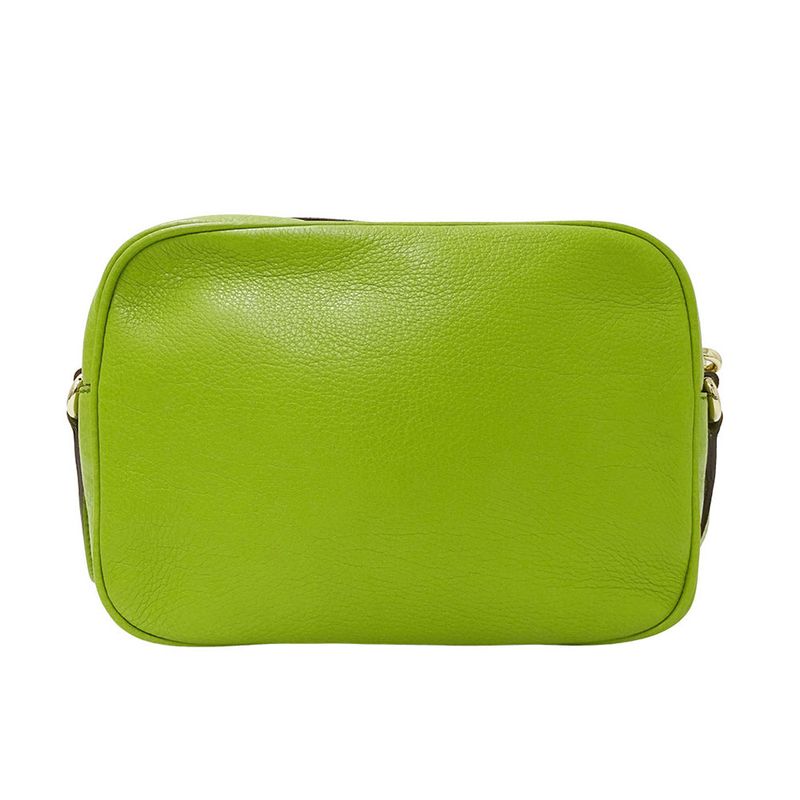 Gucci Bag Women's Brand Shoulder Bag Leather Soho Interlocking G Yellow Green