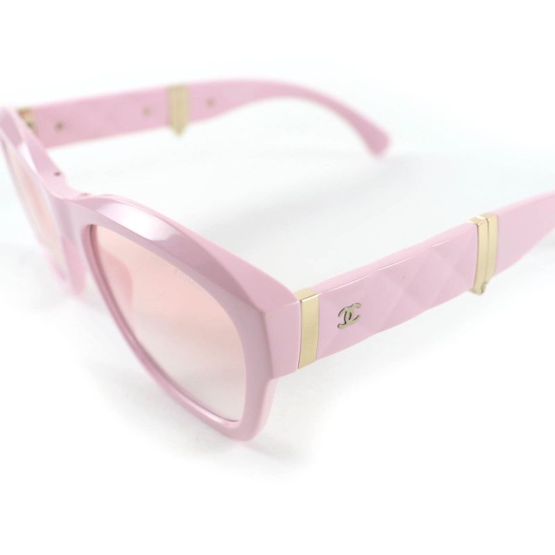 Chanel 71692 Square Shape Sunglasses Coco Mark Rhinestone Current Item Special