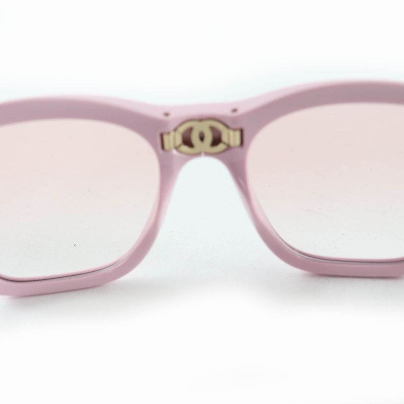 Chanel 71692 Square Shape Sunglasses Coco Mark Rhinestone Current Item Special