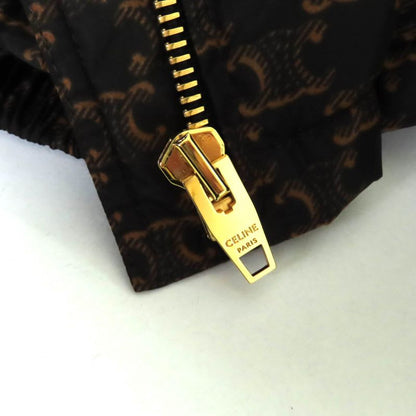 Celine 2 N Triomphe Macadam Bomber Down Jacket Outerwear Brown 40