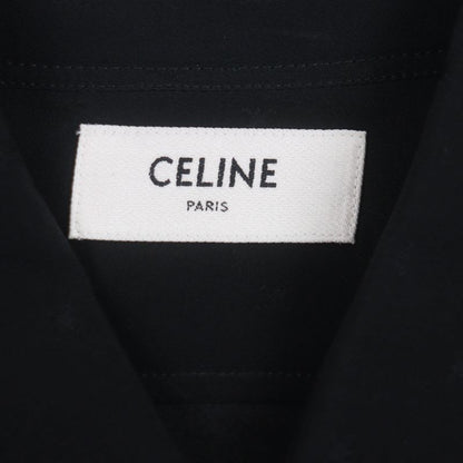 Celine 24 AW 2 C15 A805 V 100% Silk Micro Triomphe Long Sleeve Jacquard