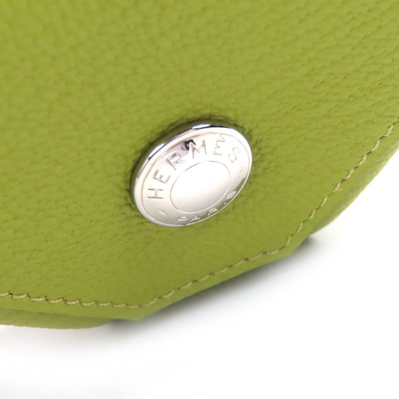 Hermes Levain Quatre Le 24 Chevre Vert Anise Silver Hardware