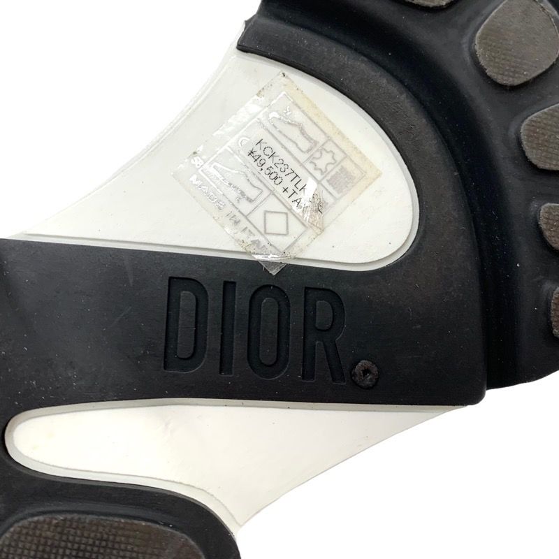 Christian DIOR Sneakers Socks Sneakers Shoes Logo Knit Black White