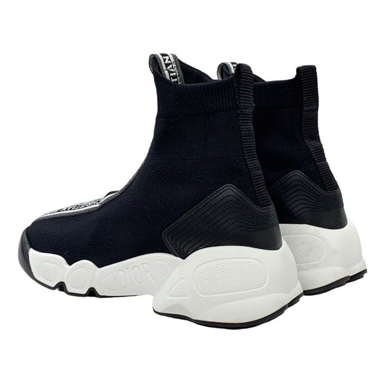 Christian DIOR Sneakers Socks Sneakers Shoes Logo Knit Black White