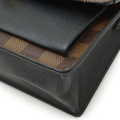 Louis Vuitton Damier Portefeuille Vavant Shoulder Bag Chain Shoulder Noir Black