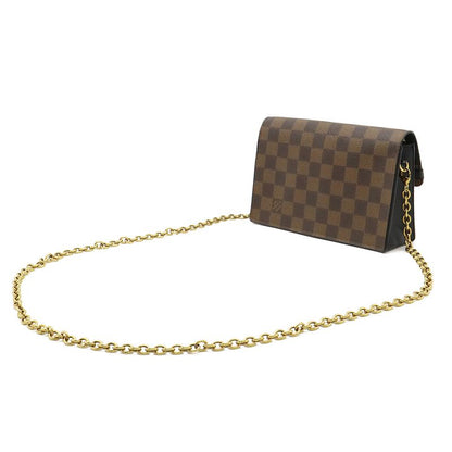 Louis Vuitton Damier Portefeuille Vavant Shoulder Bag Chain Shoulder Noir Black