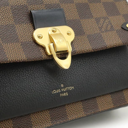 Louis Vuitton Damier Portefeuille Vavant Shoulder Bag Chain Shoulder Noir Black