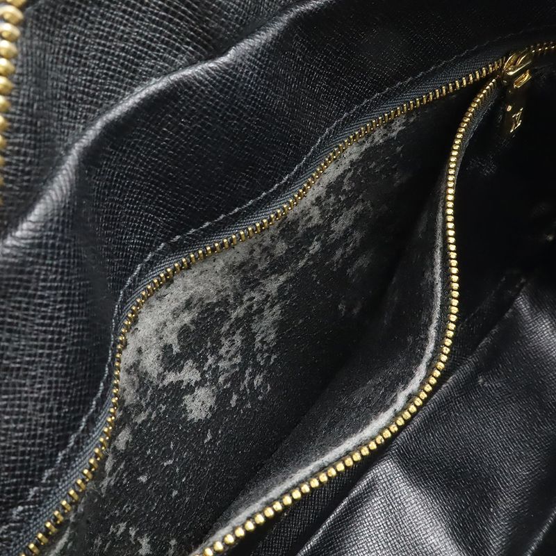 Louis Vuitton Epi Trocadero 27 Shoulder Bag Crossbody Noir Black Gold Hardware