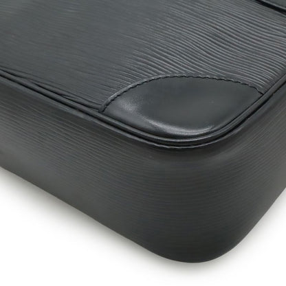 Louis Vuitton Epi Trocadero 27 Shoulder Bag Crossbody Noir Black Gold Hardware