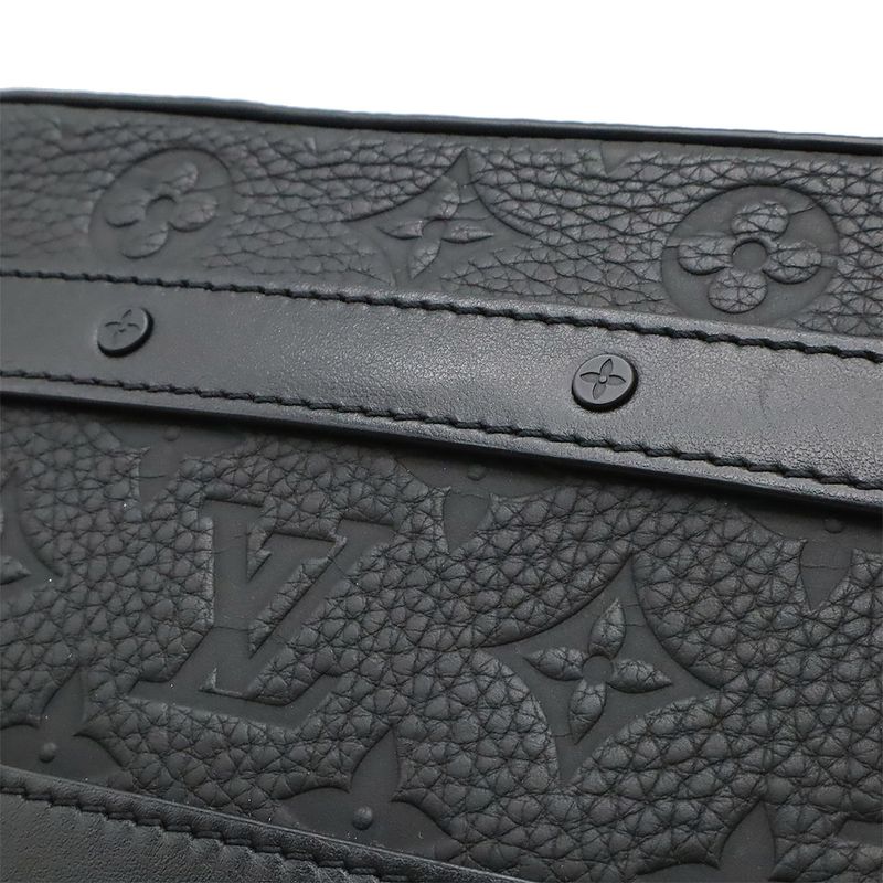 Louis Vuitton Taurillon Monogram Handle Soft Trunk Pochette Shoulder Bag 2WAY