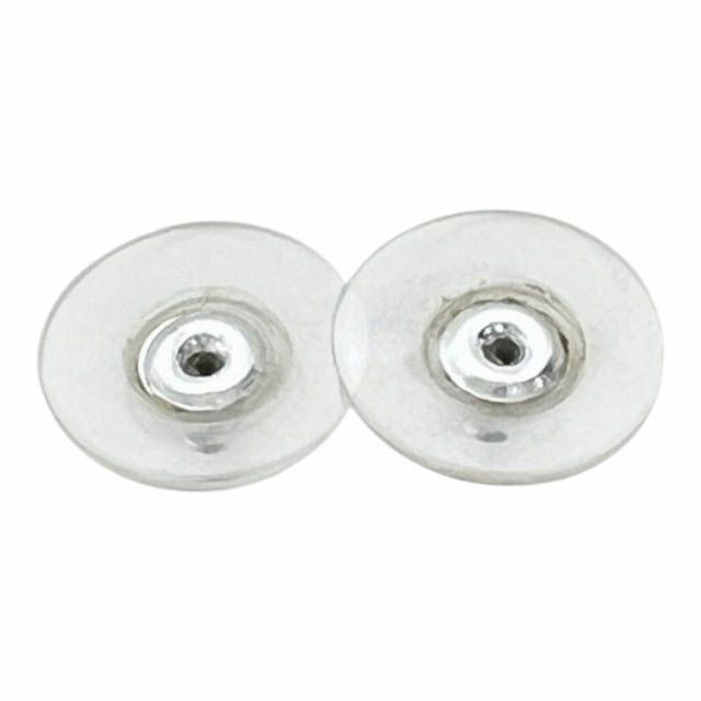 Chanel A19a Coco Mark Logo Stud Earrings Silver Used Aa▲• 251215