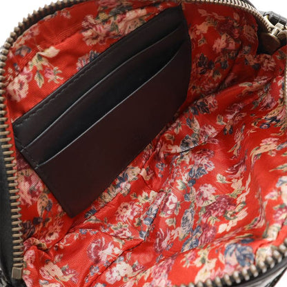 Gucci Game Patch Logo Shoulder Bag Pochette Crossbody Patent Leather Rubber
