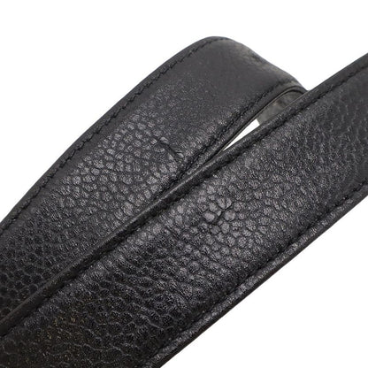 Chanel Matelasse Belt Bag Waist Pouch Body Bag Caviar Skin Leather Black Gold