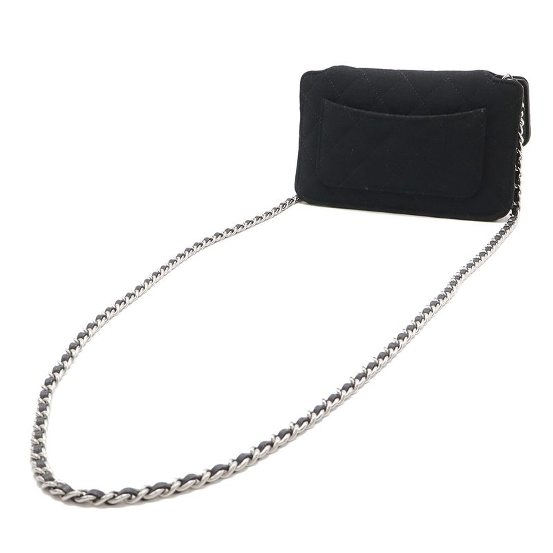 Chanel Matelasse Cocomark Eco Bag Tote Bag Chain Shoulder Cotton Jersey Nylon
