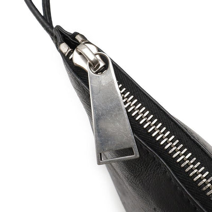Bottega Veneta Maxi Intrecciato Tote Bag Shoulder Bag Leather Black With Pouch
