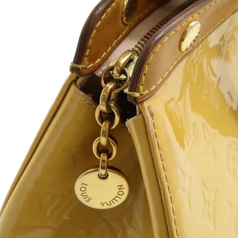 Louis Vuitton Monogram Vernis Bu MM Handbag Tote Bag 2 Way Shoulder Bag Enamel