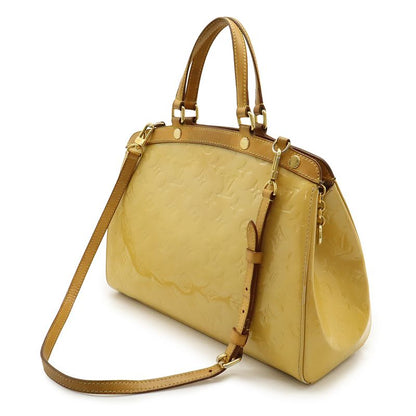 Louis Vuitton Monogram Vernis Bu MM Handbag Tote Bag 2 Way Shoulder Bag Enamel