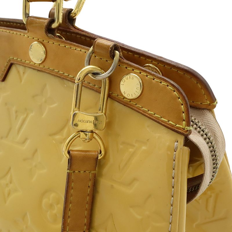 Louis Vuitton Monogram Vernis Bu MM Handbag Tote Bag 2 Way Shoulder Bag Enamel