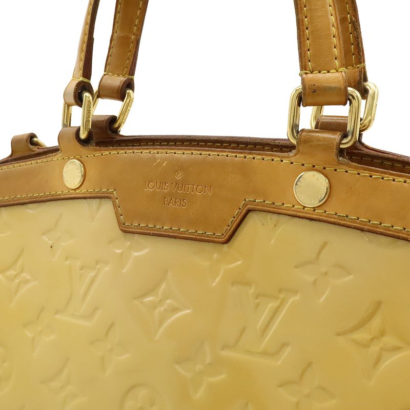 Louis Vuitton Monogram Vernis Bu MM Handbag Tote Bag 2 Way Shoulder Bag Enamel