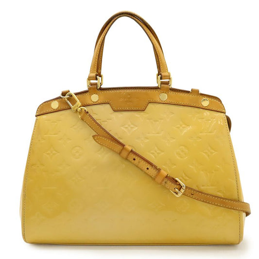 Louis Vuitton Monogram Vernis Bu MM Handbag Tote Bag 2 Way Shoulder Bag Enamel