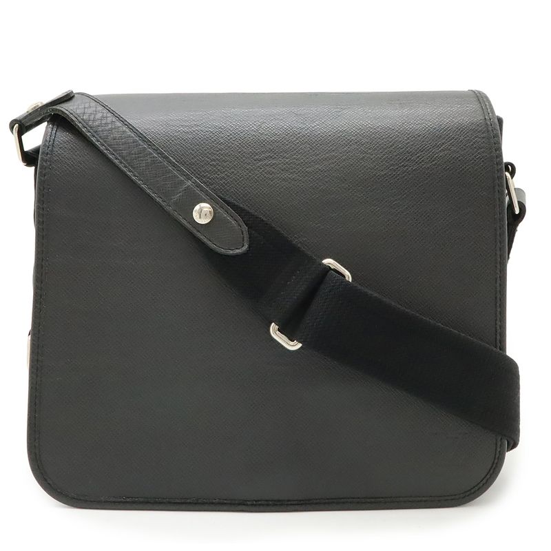 Louis Vuitton Taiga Andrey Shoulder Bag Messenger Bag Crossbody Leather Ardoise